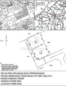 Lot Banglo di Kg. Dangar P. Mas, Kelantan