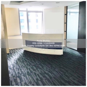 Partially Furnished Office Space at Plaza Sentral, KL Sentral For Rent