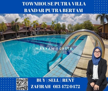 PARTIALLY FURNISHED❗️Swimming Pool Gated Guarded Putra Villa Bertam