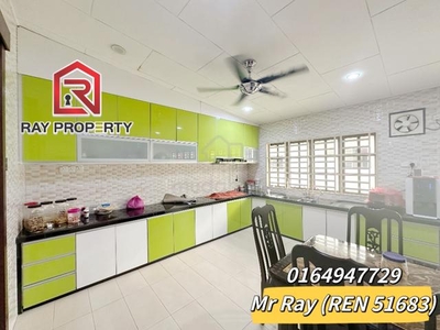 Taman ria jaya fully reno CORNER single storey terrace for sale