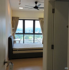 Comfy Master Room at Continew Residence, Kuala Lumpur Near MyTown Ikea MRT Cochrane TRX KLCC Bukit Bintang Pudu C31