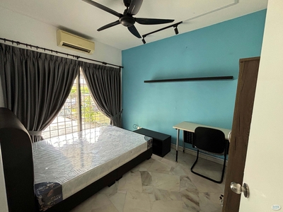 PROMOTION!!!! USJ 2, Subang HIGH SPEED INTERNET Single Room Fully Furnished Aircond Wardrobe Table Chair