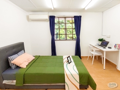 ✨Taman Connaught✨Jalan Cerdas, Fully Furnish Single Size Bedroom With Aircond, 2Mins walk to pasar malam, UCSI Uni, MRT