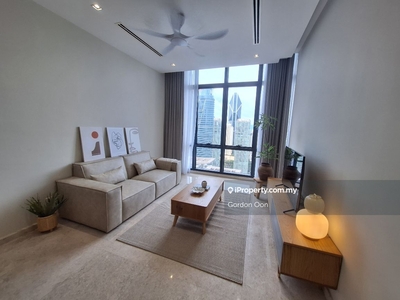 Brand new, Stunning Twin Tower view, Quality furnishings with balcony