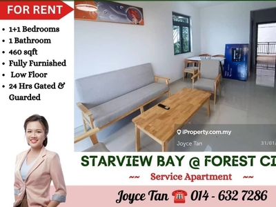 Forest City -2 bed 1 bath / full furnished / for rent ( Gelang Patah )