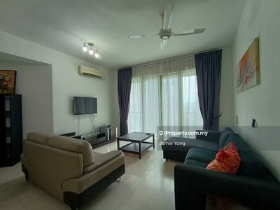 KLCC Marc Residence 3rooms balcony fully furnished, non-blocked view