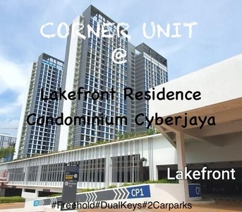 Lakefront Residence Cyberjaya CORNER UNIT + PARTIALLY FURNISHED