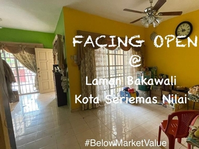 Laman Bakawali Kota Seriemas Nilai FACING OPEN + BELOW MV