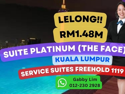 Lelong Super Cheap Suite Platinum (The Face) @ KLCC Kuala Lumpur