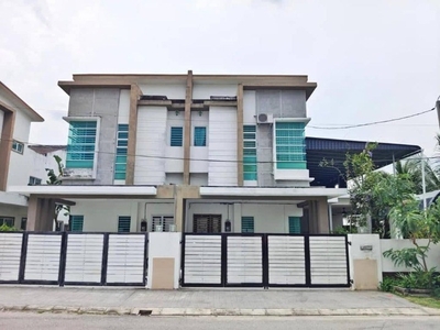 Taman Putra Pertama, Bandar Baru Putra, Ipoh, Perak Freehold Gated Guarded Corner Lot Double Storey SemiD Cluster House For Sale