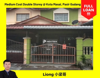 Full Loan Kota Masai Pasir Gudang Rumah Teres Kos Medium Medium Cost Terrace House