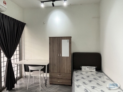 Bandar Utama,BU10, Single Room Fully Furnish NEW 10” Mattress Aircond Wardrobe Table Chair