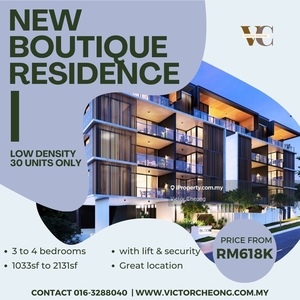 Brand New Low Density Boutique Residence