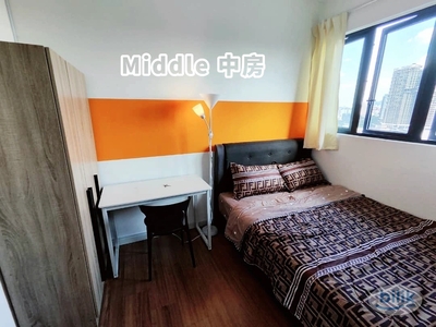 CHINESE - NEW FULLY FURNISHED - Middle Room @MRT Maluri at M Vertica KL City Residences, Cheras