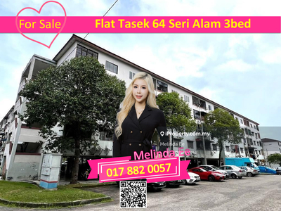 Flat Tasek 64 Seri Alam Nice Design 3bed Can Full Loan