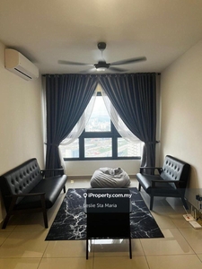 Fully Furnished, 3 Rooms, 500m Covered Walkway to Train Station