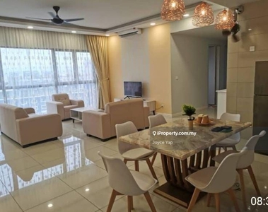 Fully furnished high floor unblock view for rent