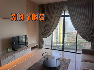Fully Furnished & Renovated Unit, High Floor, Rental Negotiable!!