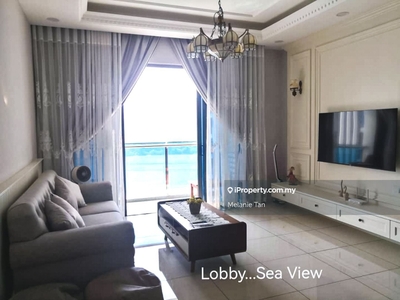 Fully furnished unblocked sea view 3 room units for rent