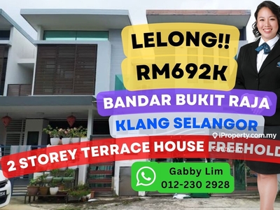 Lelong Super Cheap 2 Storey Terrace House @ Bandar Bukit Raja Klang
