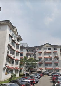 Low medium cost apartment located next to Jalan Kuchai Maju.