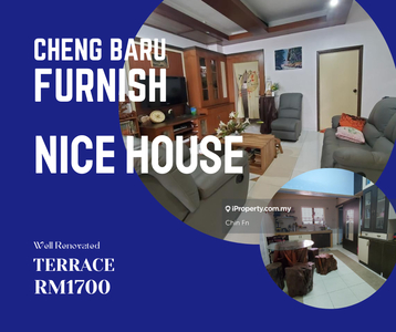 Nice Clean Renovated House Fully Furnish Cheng Baru Batu Berendam