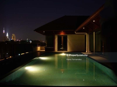 Rare 10,000 sq.ft single level penthouse with large private pool