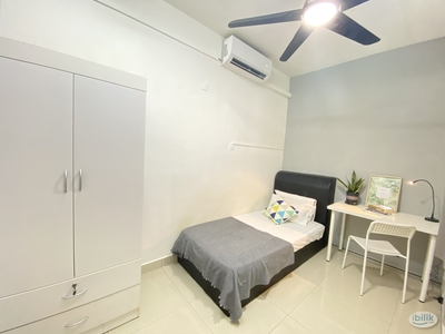 Premium fully furnished Single Room at Kinrara Mas, Bukit Jalil