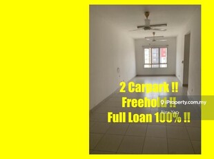 2 Carpark / Freehold / Full Loan 100% / Nearby Shopping Mall