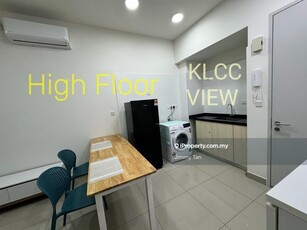 Facing Klcc View Brand New , Fully Furnished High floor now for rent
