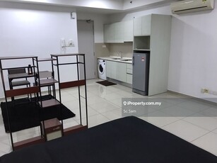 Fully furnished studio with condo facilities and short walk to Mall