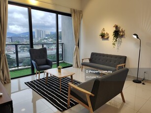 Fully furnished,3r2b,2carparks,vacant ready now,facing kl city view