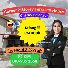 Lelong Corner 2-Storey Terraced House, Cheras, Selangor