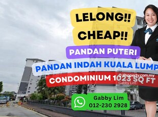 Lelong Super Cheap Condominium @ Pandan Puteri Pandan Indah KL