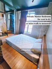 Private Room for rent in KL 10mins walk to monorail