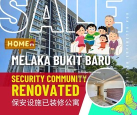 Renovated Apartment at Bukit Baru near Ayer Keroh