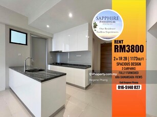 Spacious & Great View & Partial Furnished Sapphire Residence Paradigm