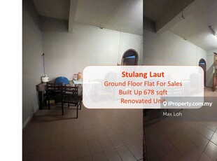 Stulang Laut, Flat Ground Floor For Sales