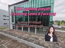 Gelang patah silc semi d factory for rent