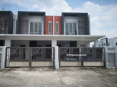 Fully extension double storey terrace house in semenyih