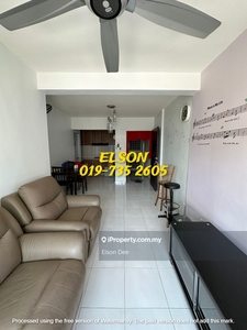 Harmony View @ Jelutong Partial Furnished For Sale !