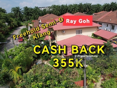 Klang Corner Semi-D (33% below market) Cash Back 355k