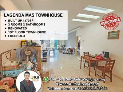 Townhouse For Sale at Taman Lagenda Mas