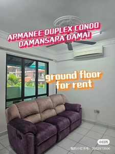 Armanee duplex condo for rent, ground floor, damansara damai