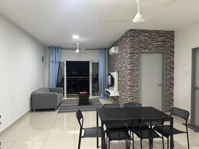 High Floor! Fully Furnished! Koi Prima Puchong for Rent, Balcony with Nice View