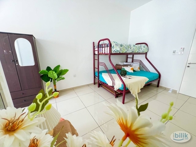 Fully Furnished House Single Room For Rent At Suriaman 3, Bandar Sri Sendayan