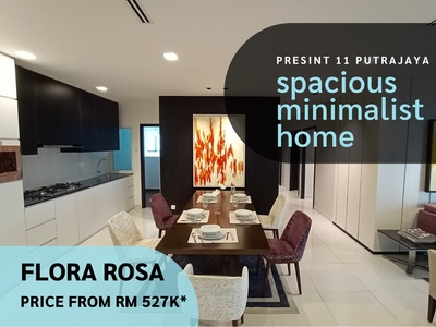 Spacious Minimalist Home 1,399 sqft Flora Rosa Presint 11 Putrajaya