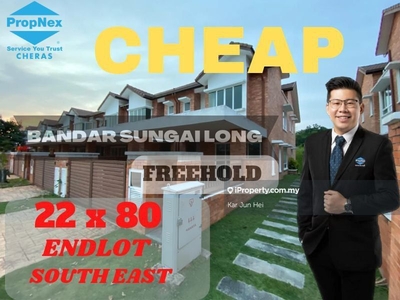 Cheap Renovated 2.5 Storey Endlot Superlink House at Sungai Long