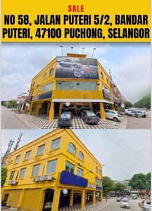 {CORNER} 3sty Shop-Office Mainroad Bandar Puteri Puchong, Puchong Jaya