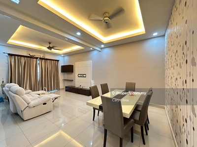 Fully extended home for sale at Damai Residences Kemuning Utama